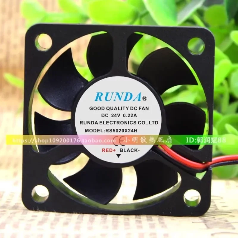 

Новый вентилятор охлаждения процессора для RUNDA RS5020X24H 5 см 5020 24 в а преобразователь частоты охлаждающий вентилятор 50*50*20 мм