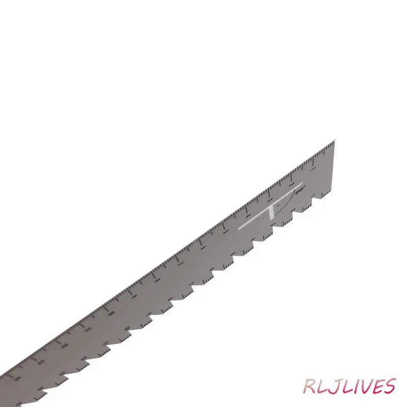 Righello In Metallo Per Cucire | Misuratore Piccolo 10x4 Cm | Strumento Di Precisione Per Quilting E Ricamo