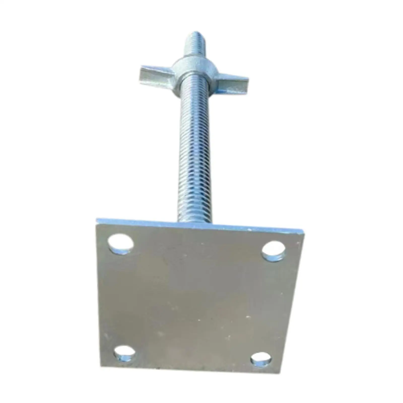 Scaffold Adjustable Leveling Jack Screw with Base Plate Strong for Scaffolding Steel Good Stability Building Supplies