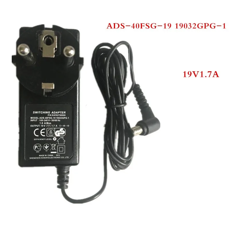 TopChargeur Alimentatore 19V Per Monitor TV LG 24MT48DW / 24MT48DW-WZ - Caricatore Con Cavo 110 Cm