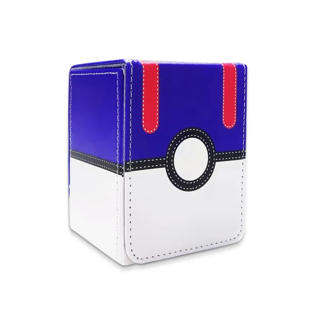 PTCG Anime Game 100PCS Trading Card Storage Collection Box Magnetic Luxury Protection Storage Box ACG Card Storage Gifts 4