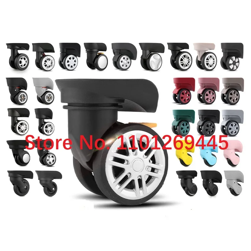 

Luggage wheels trolley wheels suitcase universal wheels luggage wheels accessories maintenance color mute
