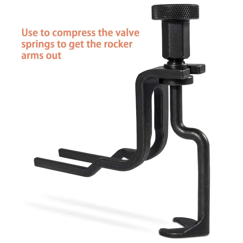 Stud Mount Valve Spring Compressor Tool - Fits 3/8" & 7/16" Rocker Studs For Engine Repair