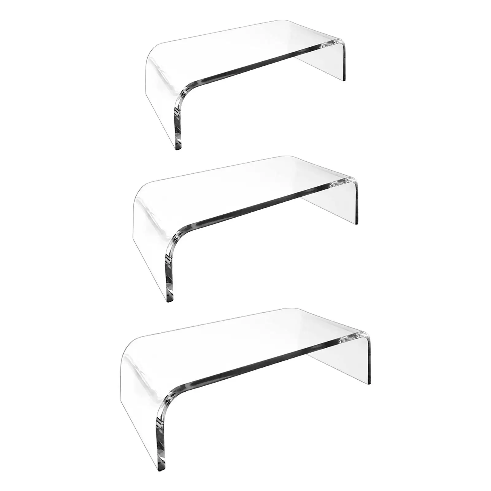 

Laptop Stand Simple Clear Computer Monitor Stand Desk Organizer Accessory Monitor Stand Riser for Office Desk Conference