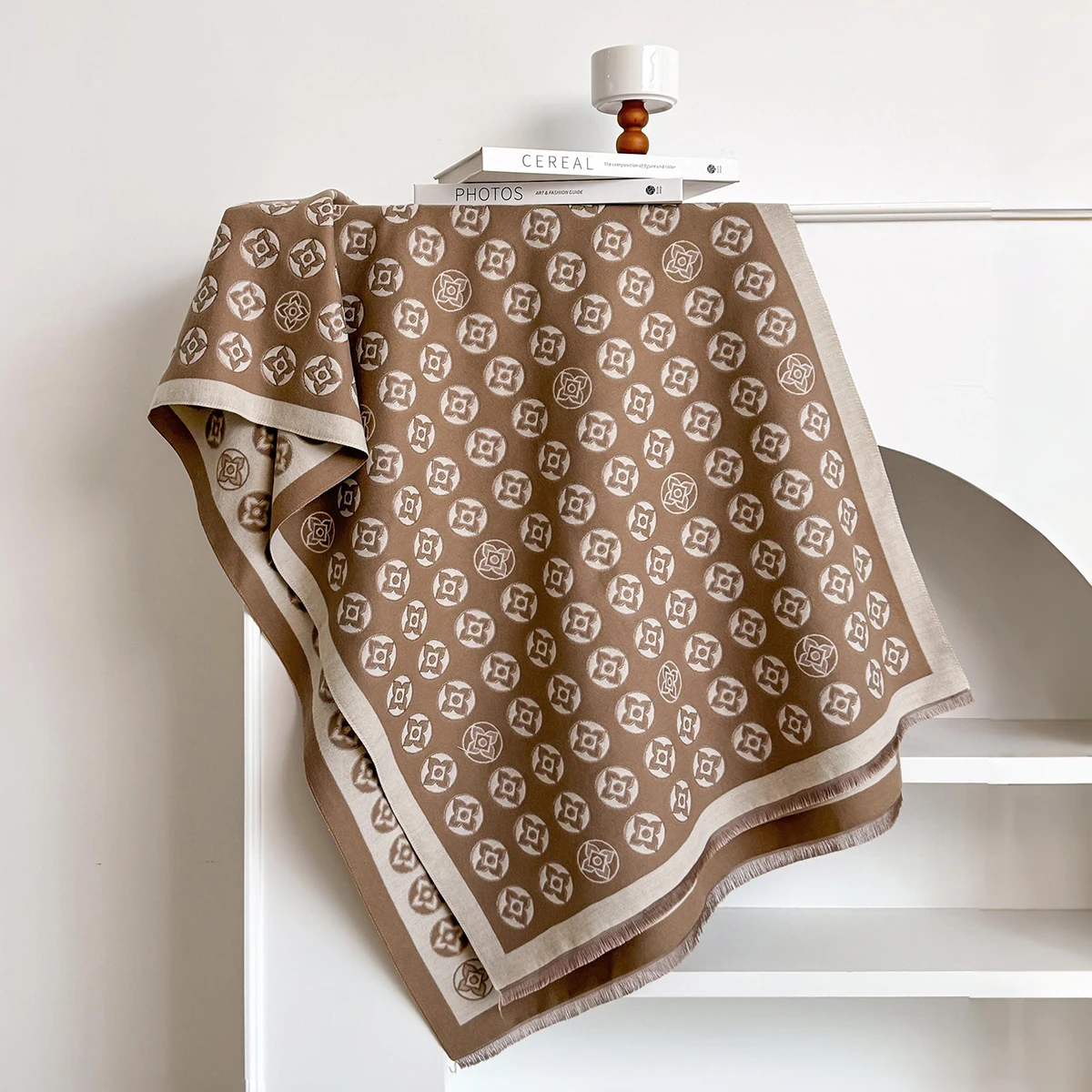 Luxury Winter Scarf Women Cashmere Warm Pashmina Brand Foulard Female Shawls Wraps Thick Soft Bufanda Poncho Scarves Stole