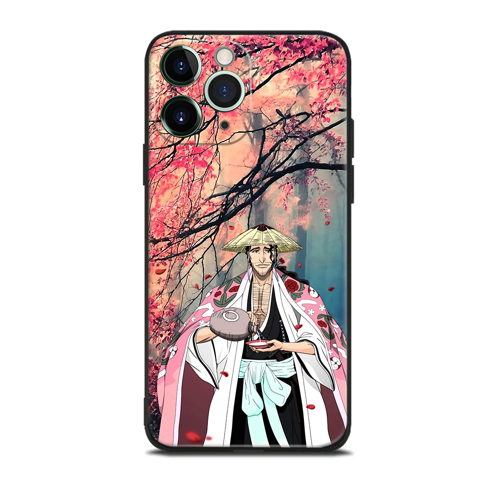 C.C.ガールズ ケース KYORAKU Shunsui Kyoraku Manga Phone Case Shockproof Glass Protective Shell
