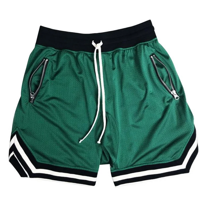 Verde - Negro - Pantalon Corto con Bolsillo para Hombre