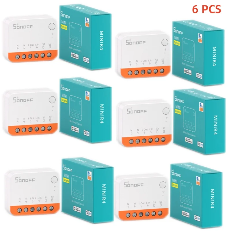 SONOFF MINI R4 المتطرفة واي فاي مفتاح ذكي مقاطعة ل...