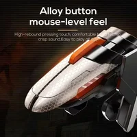 AK06 Six Fingers Mobile Phone Gaming Trigger Joystick Gamepad Aim Shooting L1 R1 Key Button for IOS Android PUBG Game Controller 3