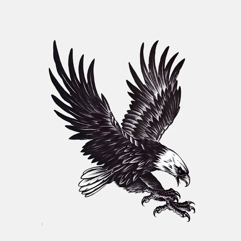 

Jpct Waterproof Innovative Hand Painted Eagle Brand Auto Motorcycle Exterior Accessories PVC Stickers For Personalized Vehicles