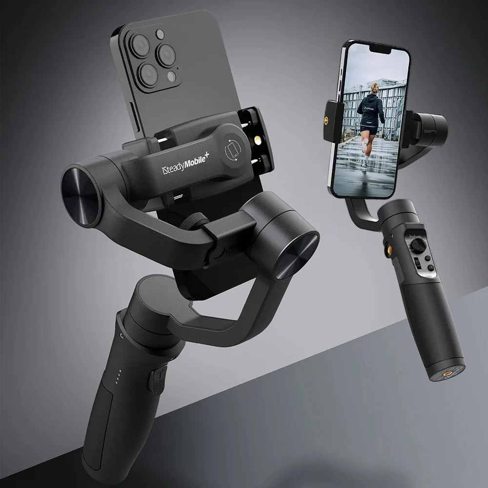 

iSteady Mobile+ 2022 3-Axis Gimbal Stabilizer Selfie Stick for iOS and Android Smartphone Supports Face Tracking Motion Mode