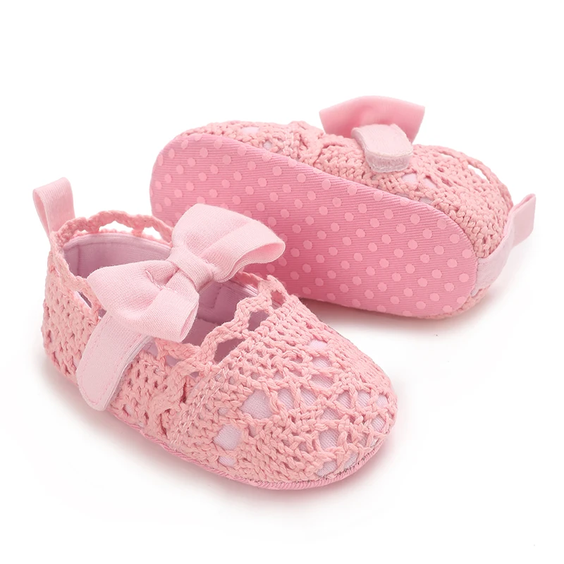 Spring and Autumn Baby Shoes Fashion Sweet Bow Casual Shoes Soft Sole Comfortable and Lightweight Walking Shoes 5