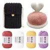 50g Cotton Yarn Beginner Crochet Yarn Easy To Use Cotton Yarn for Hand Knitting Weaving DIY Scarves Blankets Hat Clothes 3