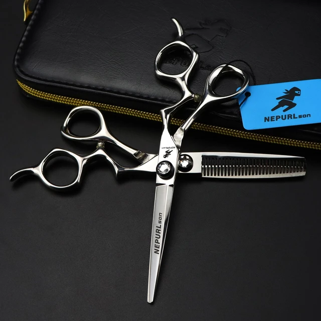 forbici parrucchiere professionali Forbici per capelli da 6 pollici  tagliacapelli per sfoltire i capelli forbici da barbiere forbici per  capelli professionali da barbiere - AliExpress