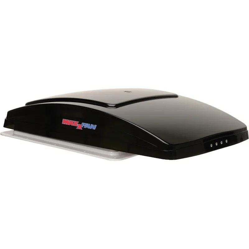 MAXXAIR Maxxfan Deluxe Vent, Fan and Vent Cover All in One - Powerful 10 Speed Reversible Fan,Built-in Rain Cover,Remote Control 4