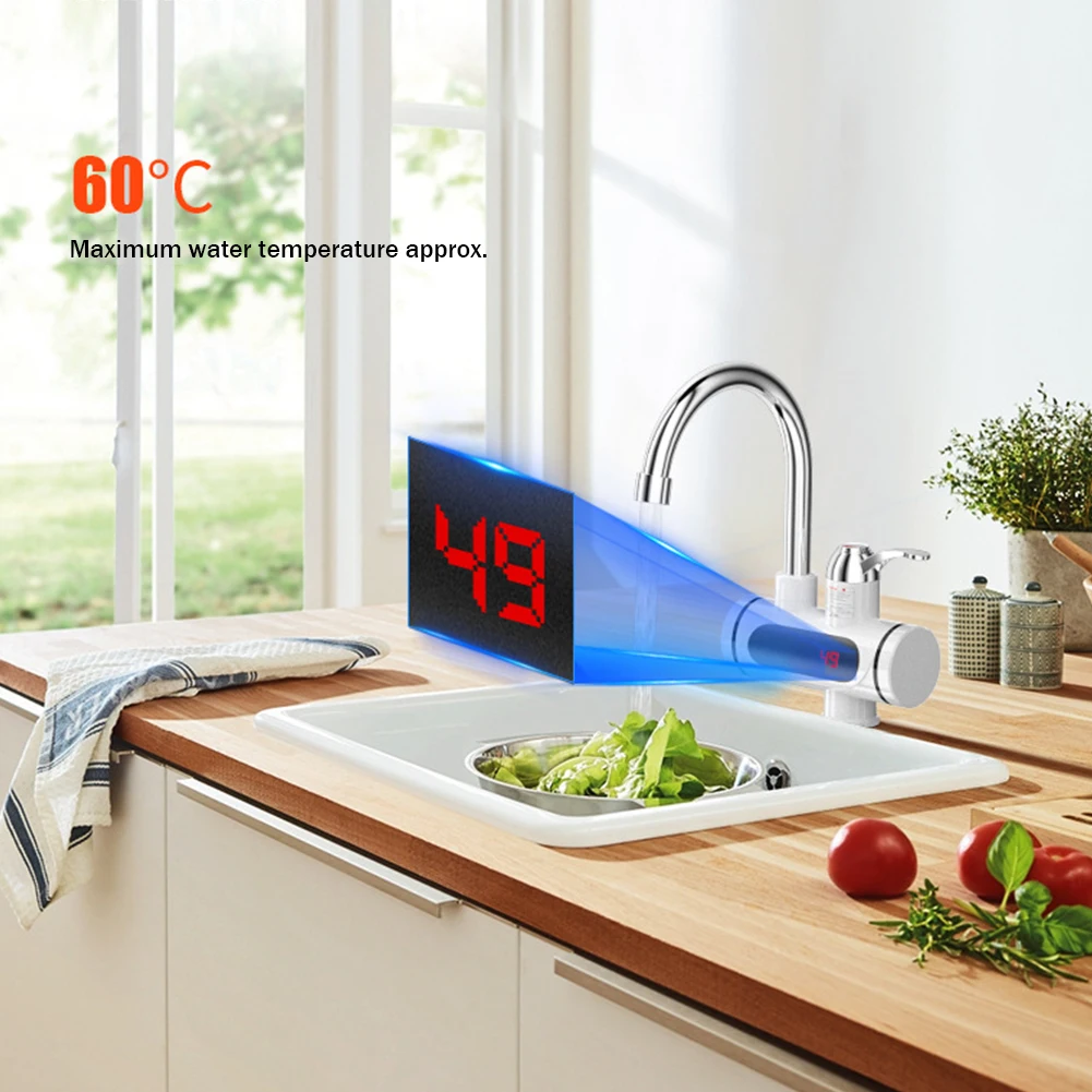 Fast Heating Tap Electric Instant Heating Water Faucet Heater 3000W Water  Heater 360 Degree Rotation Waterproof Kitchen Supplies - AliExpress
