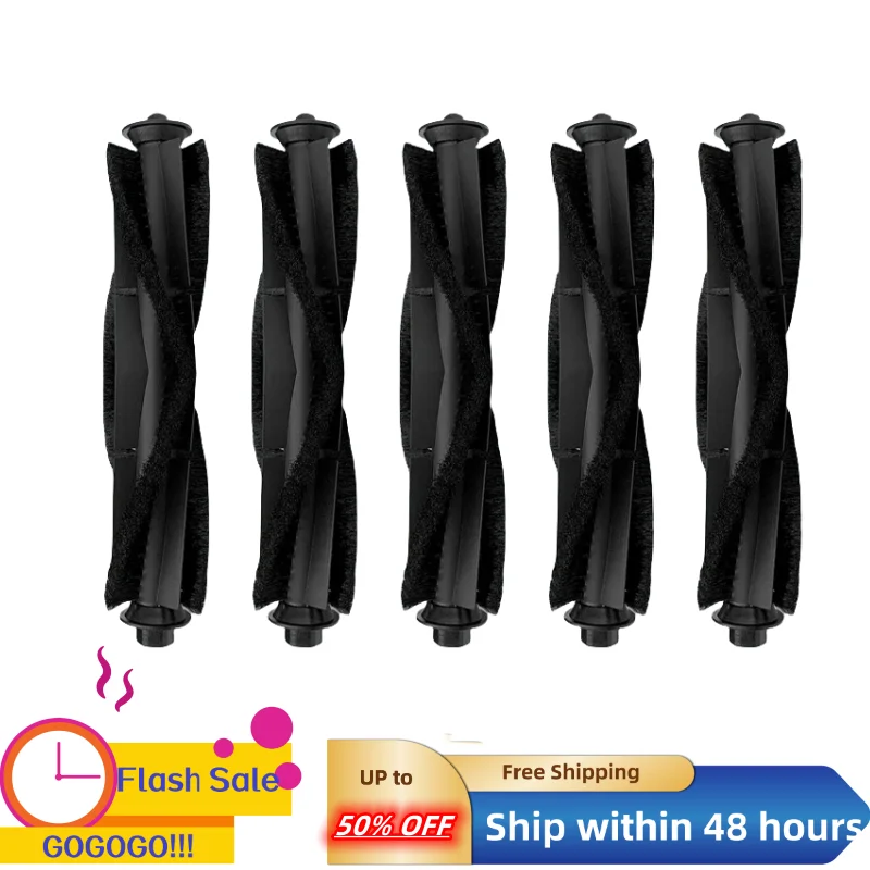 

For ROIDMI EVE PLUS Main Brush Spare Parts Robot Vacuum Cleaner VIomi S9 Roller Brush Washable Replacementeplacement Accessories