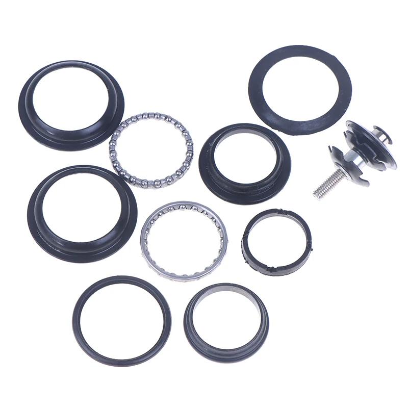 Schwarze Legierung Rennrad Gabel 44 mm 1 1/8 Zoll Gewindelose Headset Externe Fahrrad Kopfrohr Teile für Fahrradzubehör – Detail 13