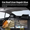 Car Interior Roof Liner Repair Glue with Brush Fast Dring Car Headliner Leather Repair Spray Universal Car Roof Powerful Glues 2