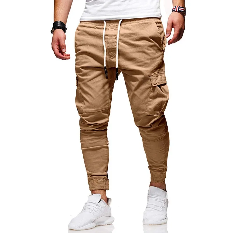 Men Trousers Casual Sports Pants Sweatpants Hip Hop Harem Pencil Pants Size S-3XL