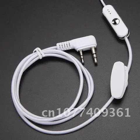 

Acoustic Tube PTT Mic Earpiece Earphone Monitor Headphone Headset For Kenwood Baofeng Retevis HYT WOUXUN TYT Radios 2 Pin K Plug