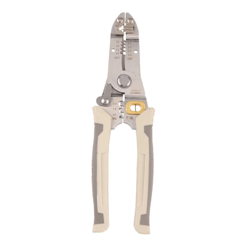 

Stainless Steel Wire Stripper Wire Cutter Easy to Use Tool for Removing Outer Insulation,Suitable for Various Uses