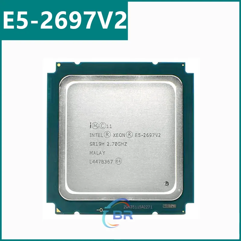 xeon E5 2697v2 2.7GHz 30M QPI 8GT/s LGA 2011 SR19H C2 E5 2697v2 CPU E5-2697V2