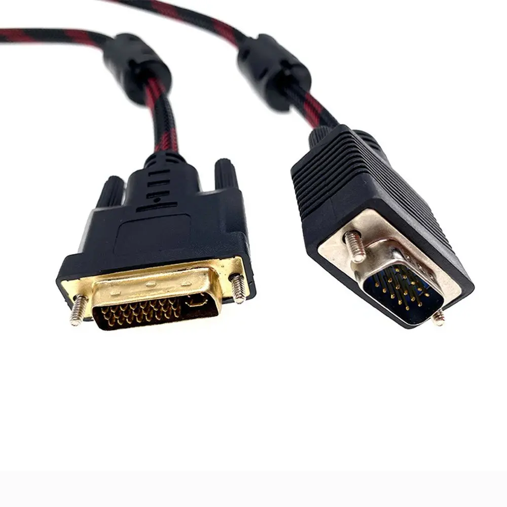 1.5m DVI  VGA  ̺ DVI-I 24 + 5 ̾  ڵ DVI-I VGA   HDTV DVD Ʈ 