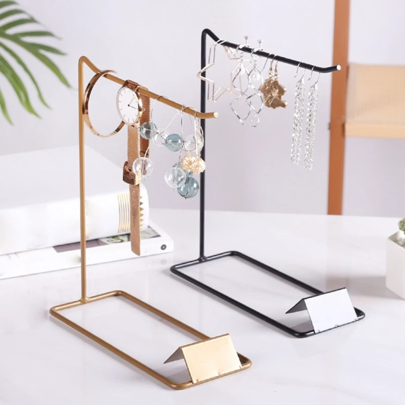 

Jewelry Stand Display Necklace Holder Metal Tabletop Jewelry Show Jewelry Hanging Pendant Earrings Bracelet