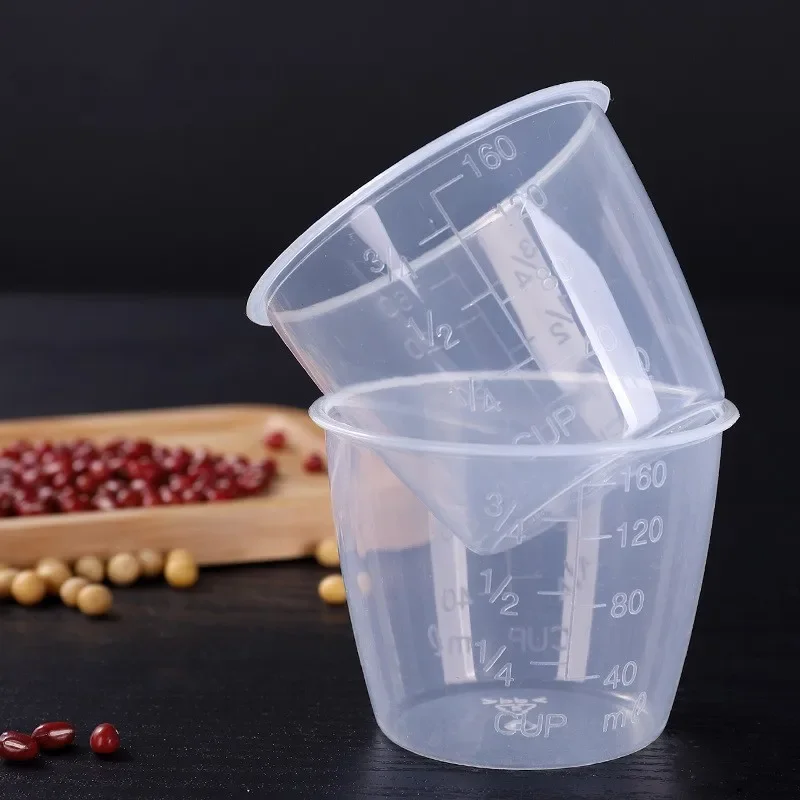 Description Picture 2 of item1Pcs Food Grade PP 160ml Rice Measuring Cup Kitchen Supplies Transparent Plastic Measuring Cups