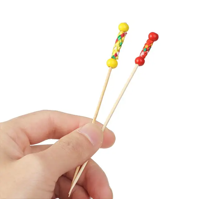 환경 친화적인 일회용 대나무 픽으로 파티를 밝혀보세요