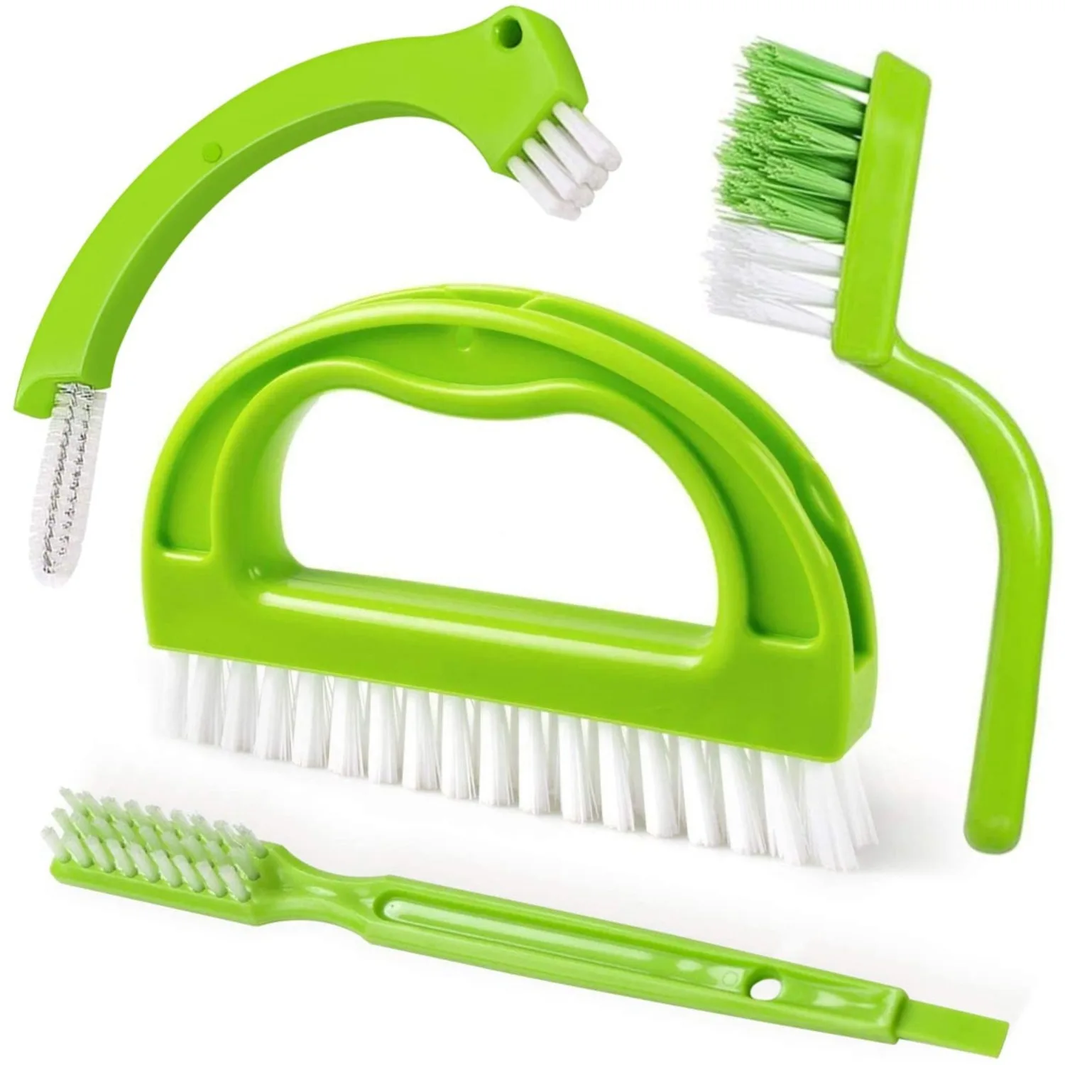 Description Picture 2 of item1/4Pcs Tile Joint Scrub Brush with Handle Perfect for Cleaning Brush Suitable for Window and Door Tracks Stovetops Joints