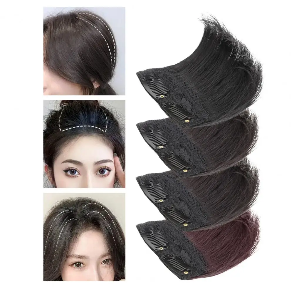Wig Hair Pad 10cm Straight Fluffy Natural Look Soft Supplement Head Hairs Invisible Extensions Fiber False Hair