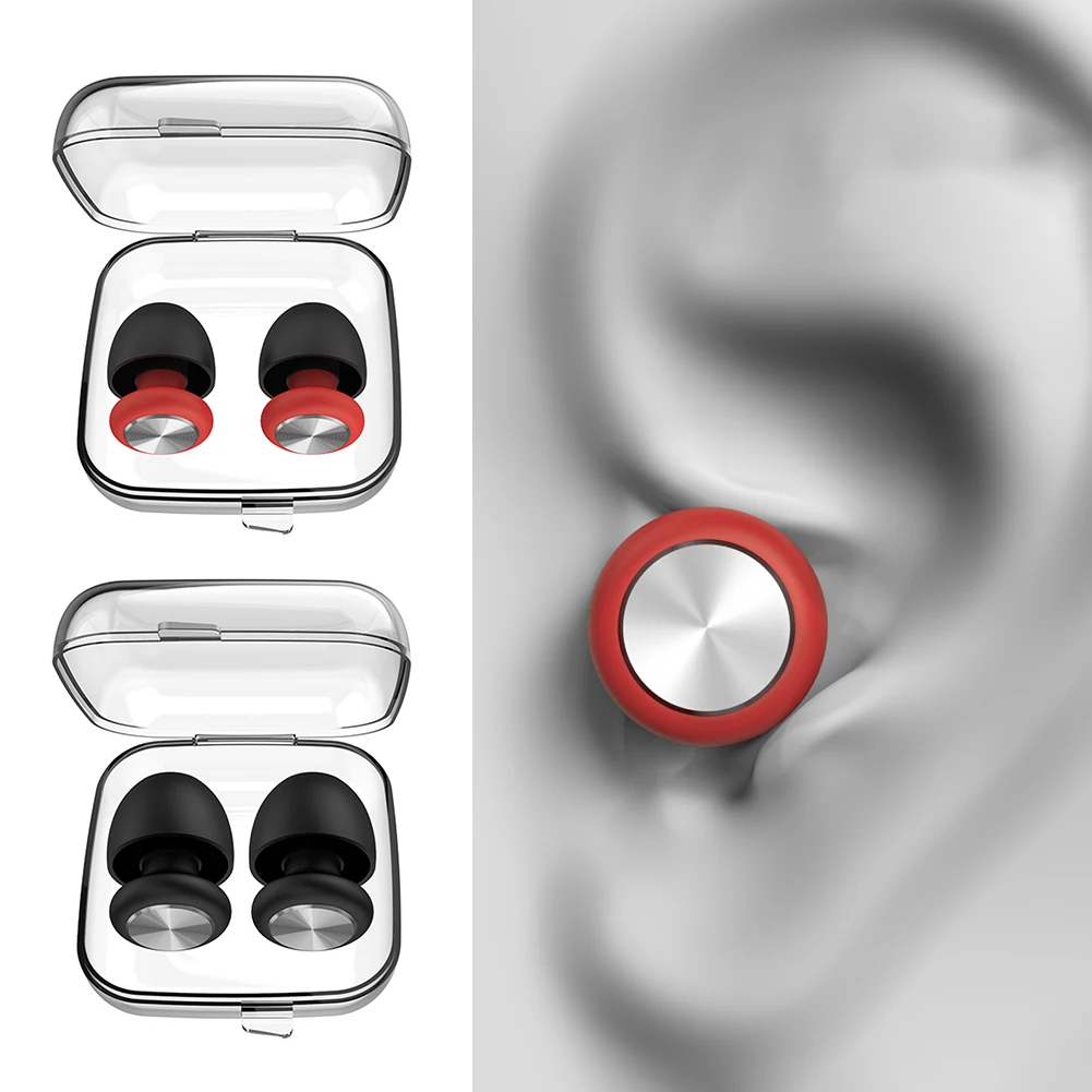 Silicone Noise-Cancelling Ear Plugs for Enhanced Sleep and Hearing Protection