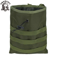 SINAIRSOFT Roll-up MOLLE Dump Pouch Tactical Magazine Recovery Pouch Outdoor Drawstring Mag Recycling Pouch Airsoft Hunting Gear 1