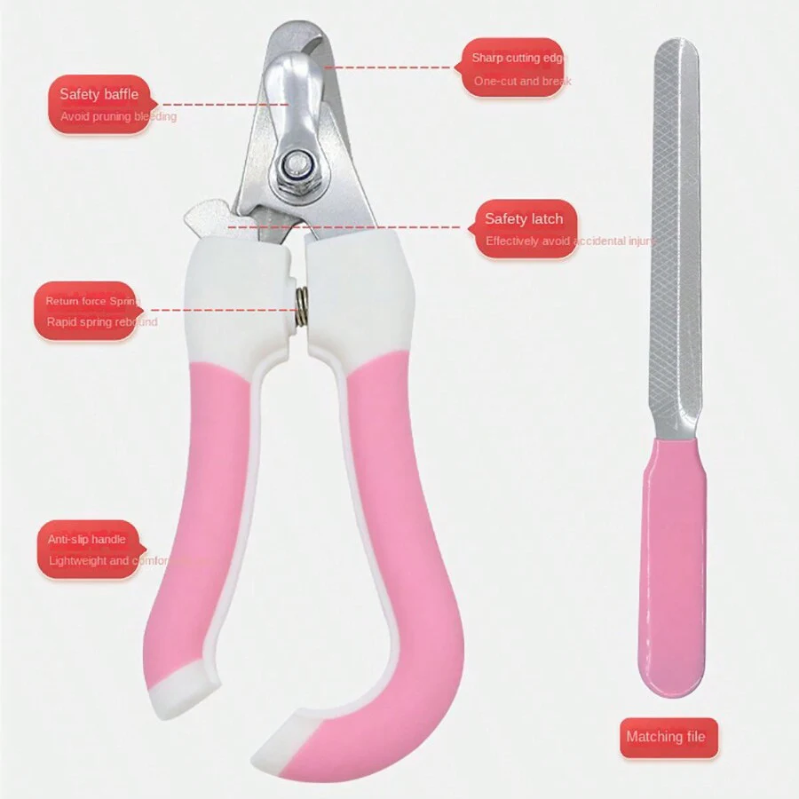 Pet Nail Clipper Pet Nail Scissors Pet Nail Scissors Dog and Cat Nail Clippers Clippers Pet Scissors Daily Necessities Set