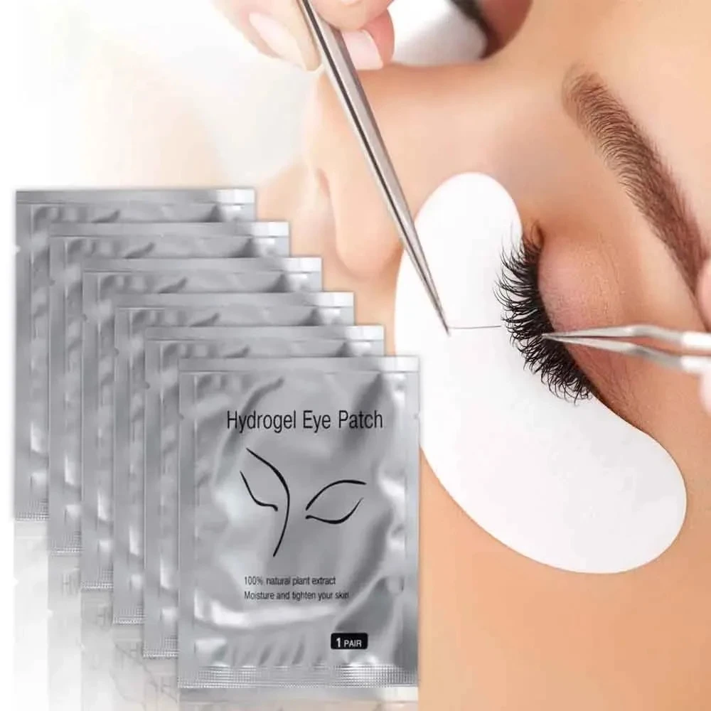 Eye Patches Eyelash Extension Under Eye Pads Makeup Eyelash Patches Tip Stickers Hydrogel Gel For Makeup 25/50PCS