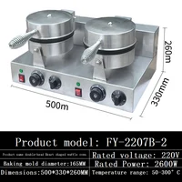 Waffle Makers For Heart-shaped Electric Scone Machine Snack Machines Waffle Iron Breakfast Maker Waffle Plates 2
