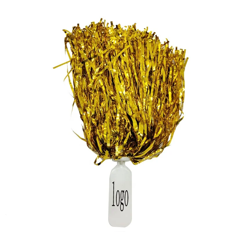 New Purple Cheer Squad Pompoms Cheerleading White Cheer Pom Poms
