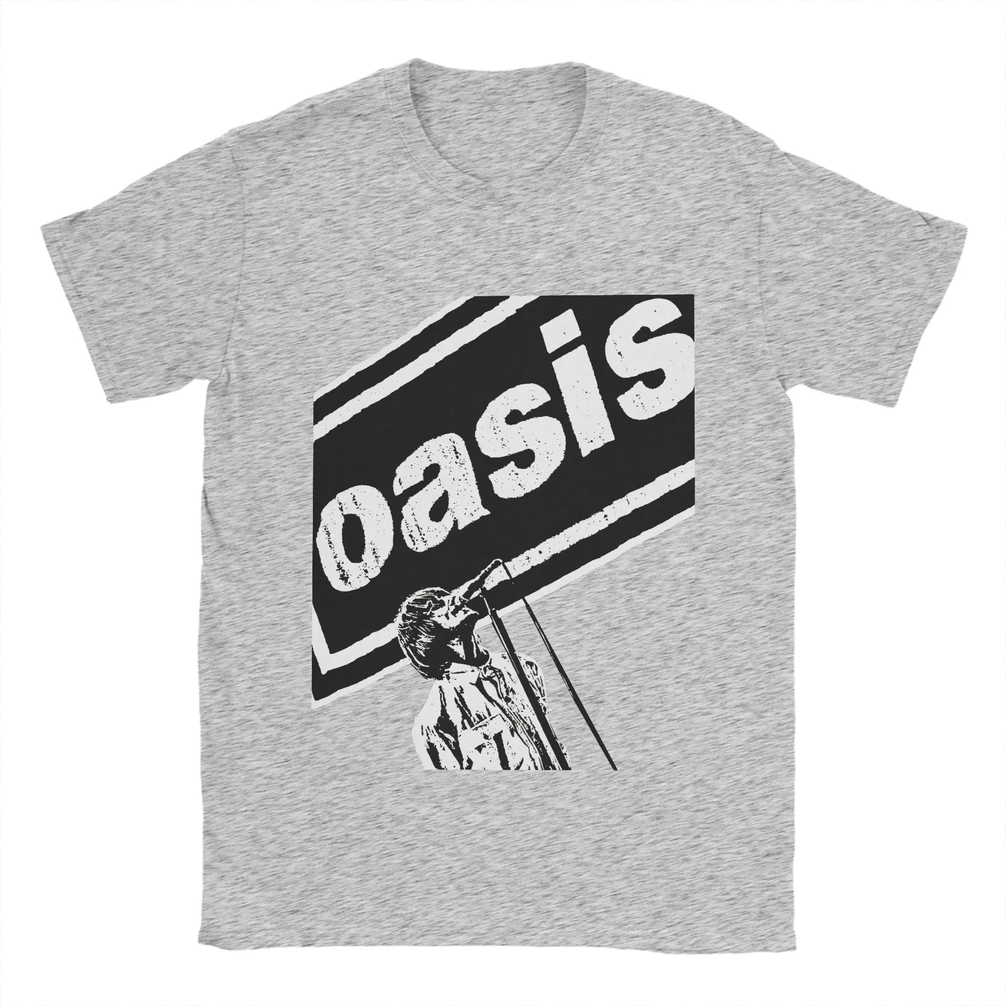 Camiseta para hombre Oasi/s Hipster, Camiseta de algodón, camisetas de banda de Rock de manga corta, camisetas con cuello redondo, nueva marca Ins Y2k, gran oferta