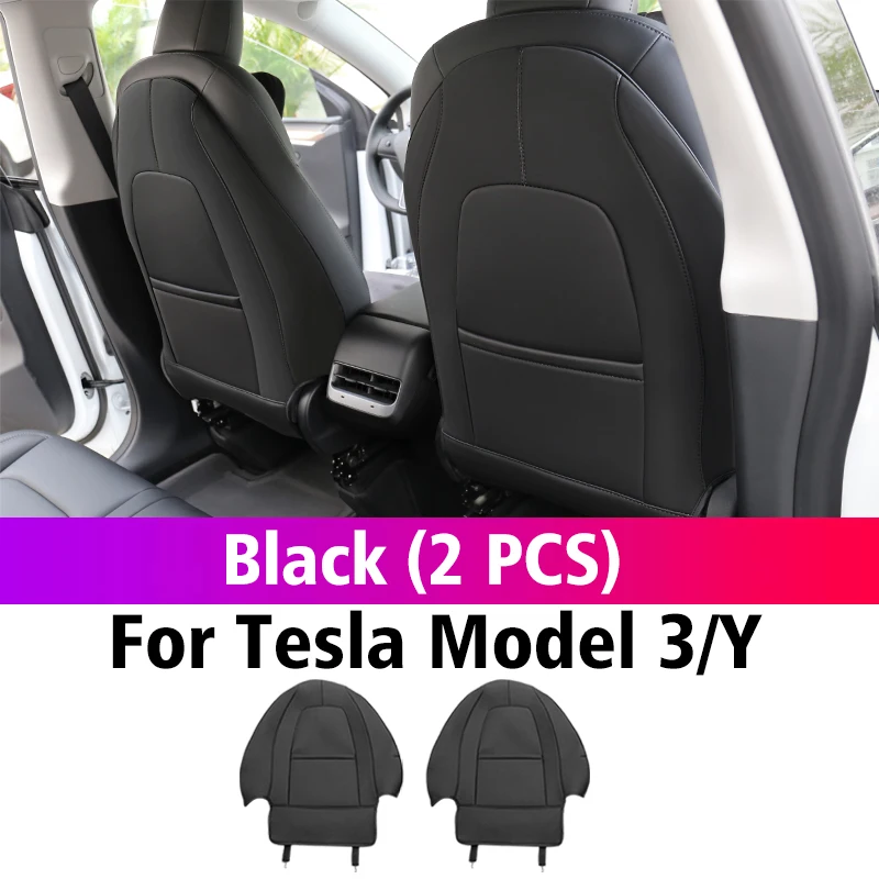 Pour Tesla Modèle 3 Y Cuir Siège Arrière Coup De Pied Protecteurs Tapis De  Coup De Pied Console Centrale Protection Tapis Coup De Pied Arrière Siège  Protecteur - Anti-enfant-kick Pad - AliExpress