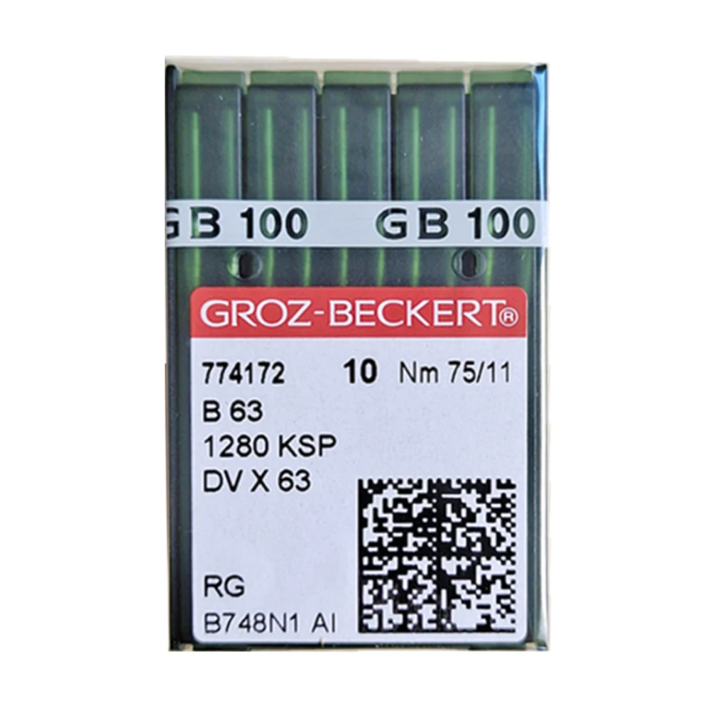 100PCS Sewing Machine Needles B63 DVX63 1280KSP Groz-Beckert Gebedur Titanium Needles 2