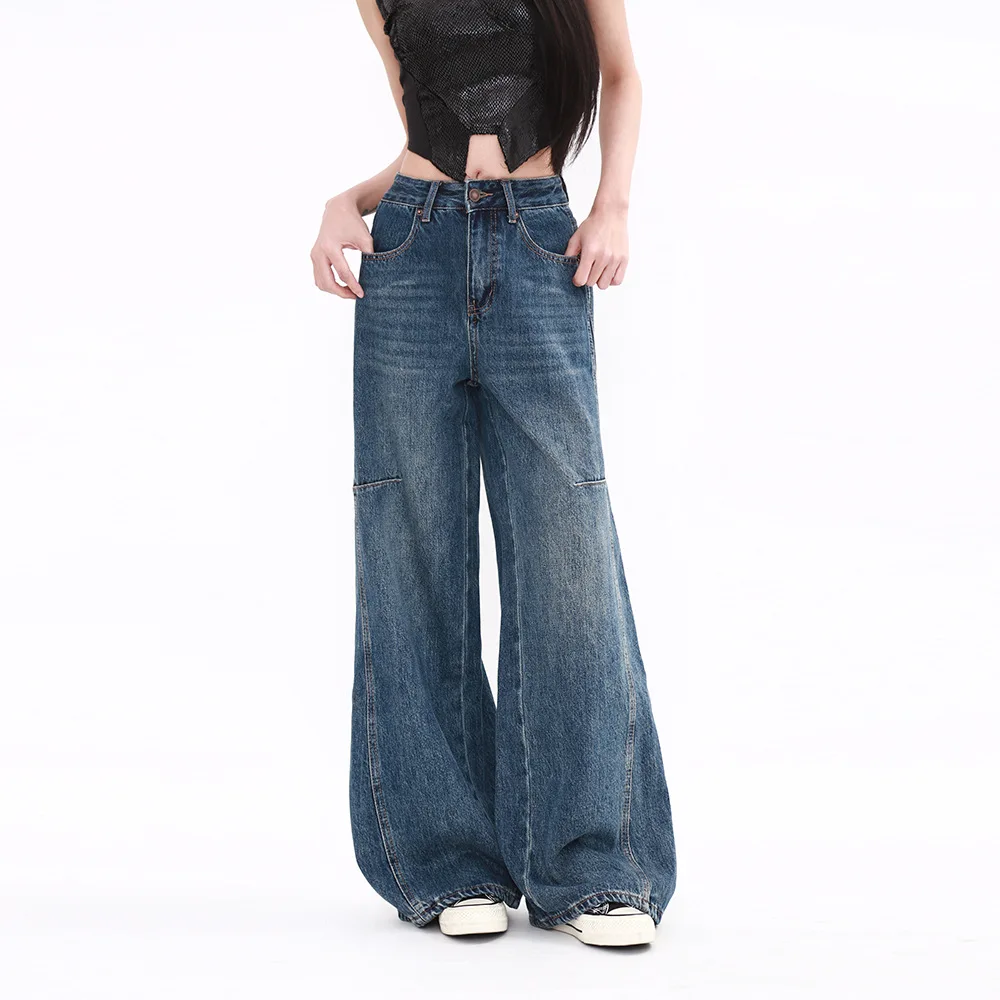 Vintage High-Waist Wide-Leg Jeans 2