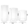 Acrylic Disposable Paper Cups Holder Cosmetic Cotton Storage Rack Bathroom Mouthwash Cup Dispenser Makeup Table Organizer 6