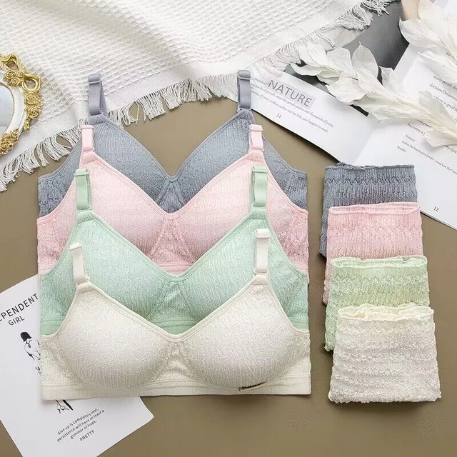 Teenage Underwear Young Teens In Lingerie Young Girls Bras and Panties Sets  Kids Bra Small Size 12/14/16 Year - AliExpress