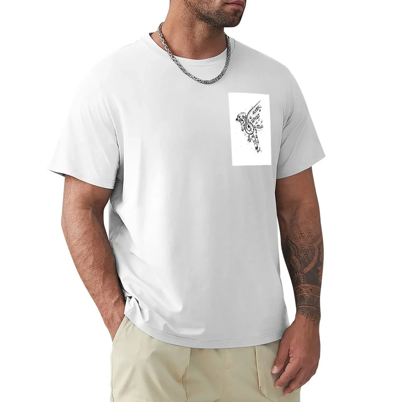

Music Dove T-Shirt customs oversized slim fit t shirts for men