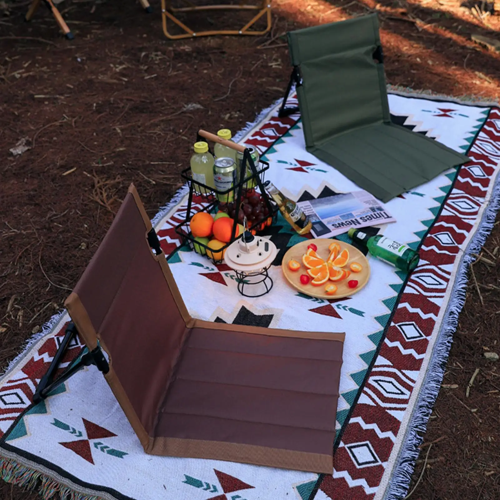 Portable Folding Chair Beach Lounger Outdoors Lounger Park Beach Chair Portable Folding Beach Lounge Chair for Adults