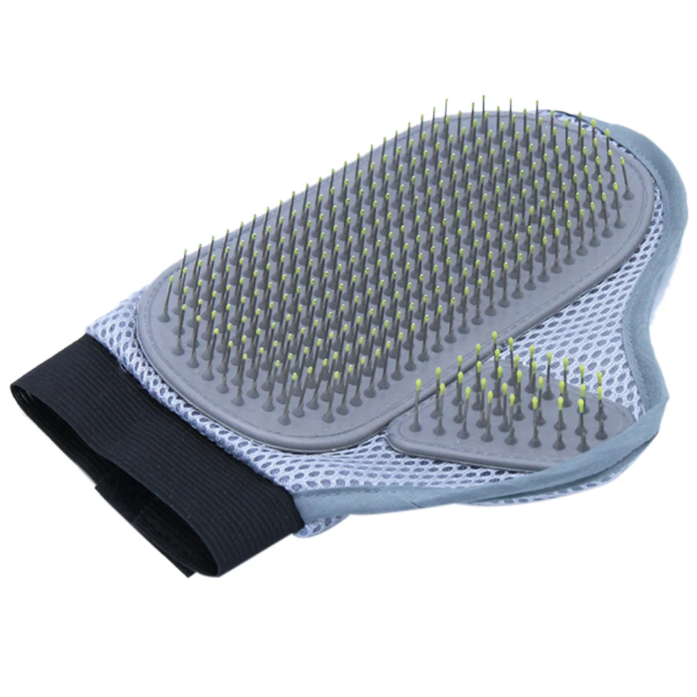 Dog Grooming Gloves Soft Bristles Deshedding