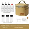 Outdoor camping Seasoning Dispenser Spice Containers Camping seasoning jar Camping Spice Kit Set with Travel Storage Bag 5