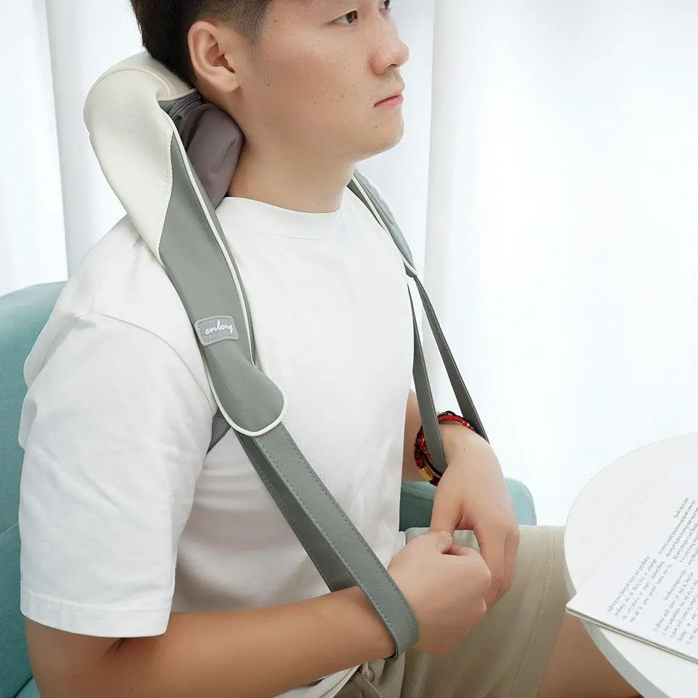 

Electric Neck Massager Shawl U Shape Shiatsu Kneading Relaxation Massage Cervical Pain Device Back Heating Fatigue Body Rel C4H8